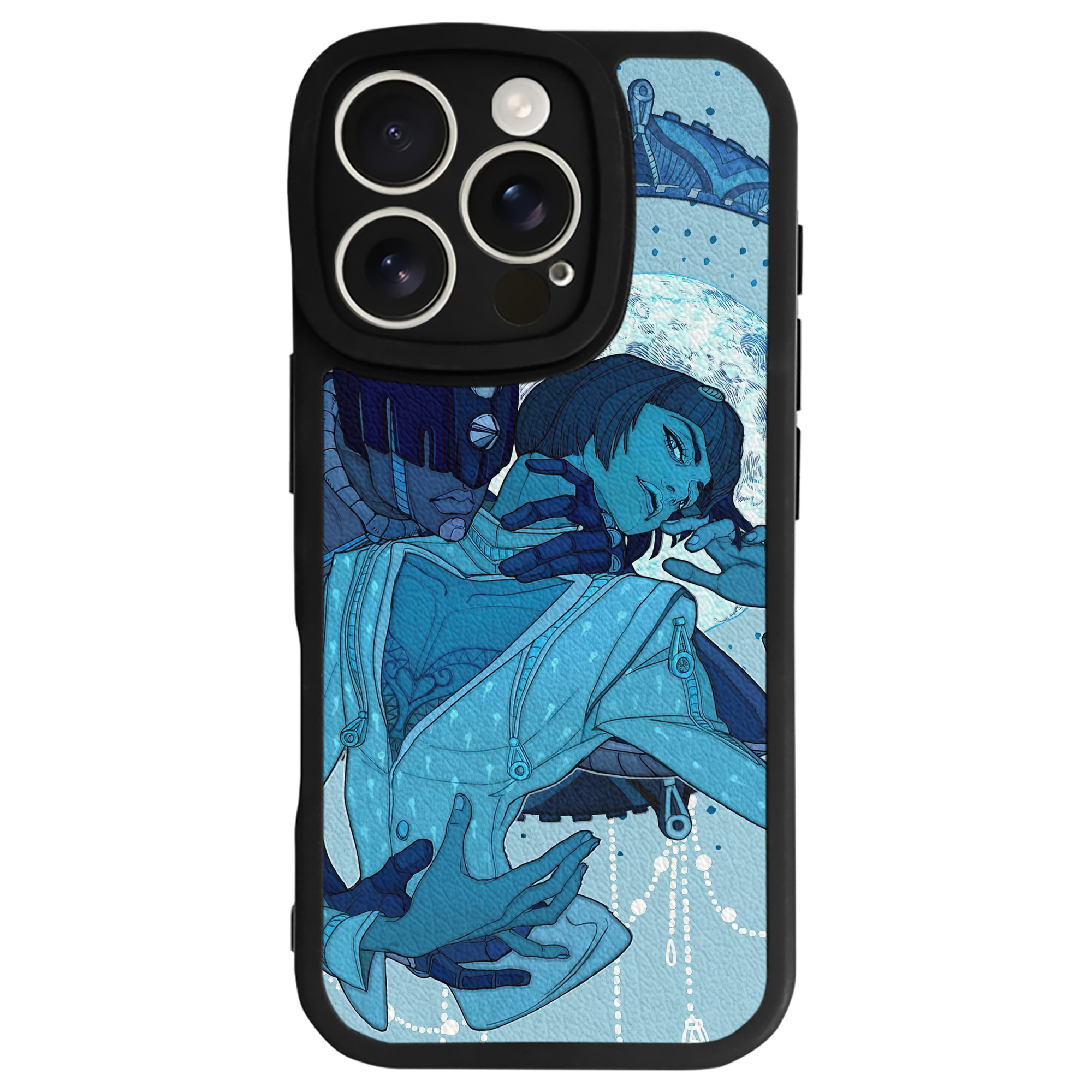 （画像用） ジョジョの奇妙な冒険 JoJo's Bizarre Adventure 【iPhone 16シリーズ対応】シリコンスマホケース（レザー調） 材質：シリコン